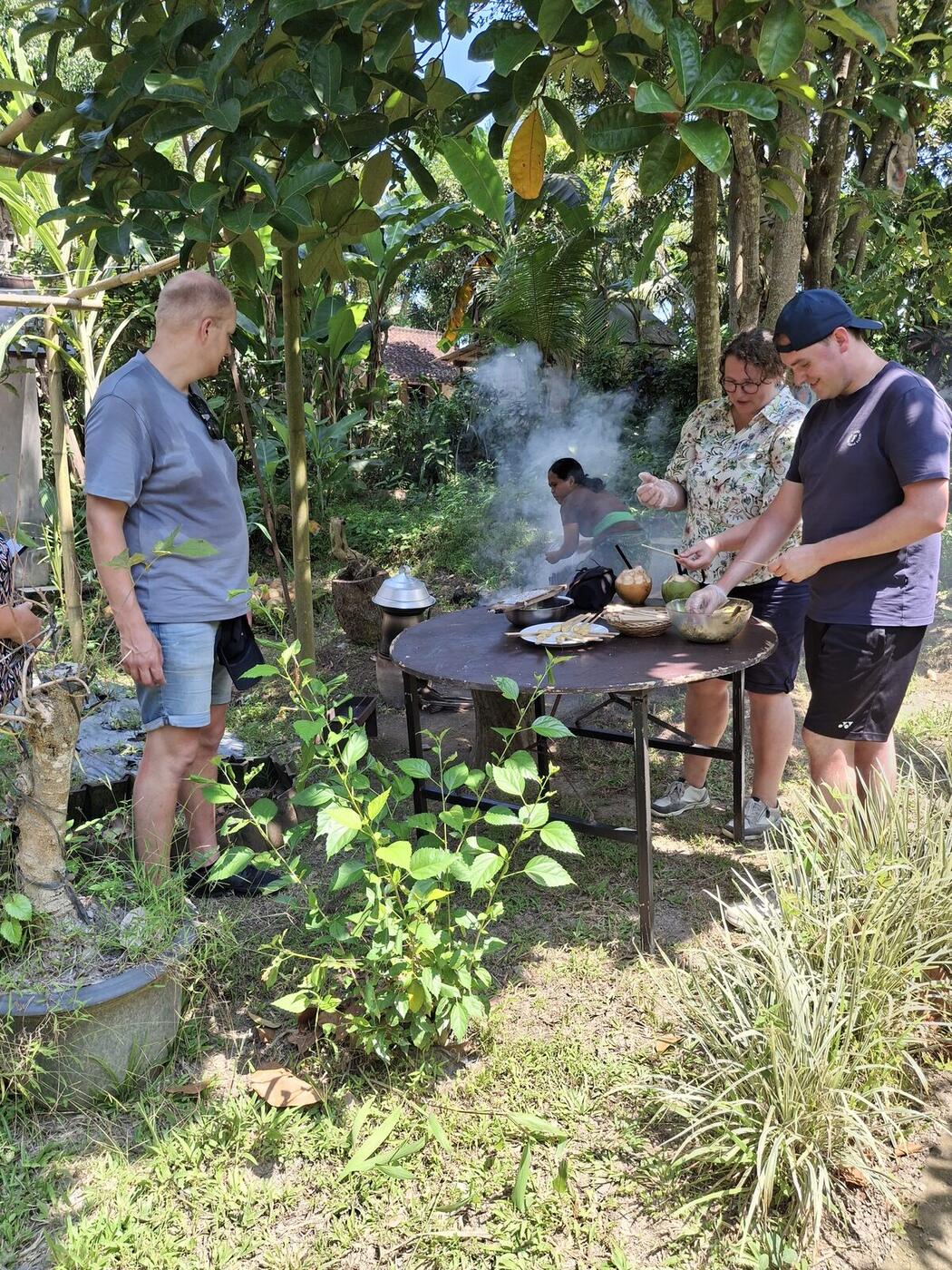 Wood-fire cooking
